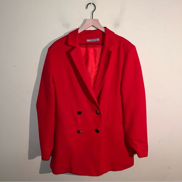 ASOS double button long line blazer 12 - Picture 2 of 4